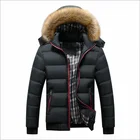 Новая зимняя мужская куртка FALIZA, толстая парка с капюшоном и меховым воротником, мужская верхняя одежда, пальто, повседневная мужская куртка с подкладкой в стиле пэчворк, большие размеры 7xl MY20