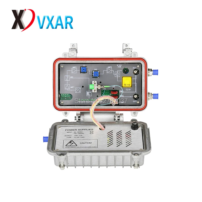 Catv уличный оптоволоконный узел 2 выхода оптический приемник AGC|optical receiver|fiber optic