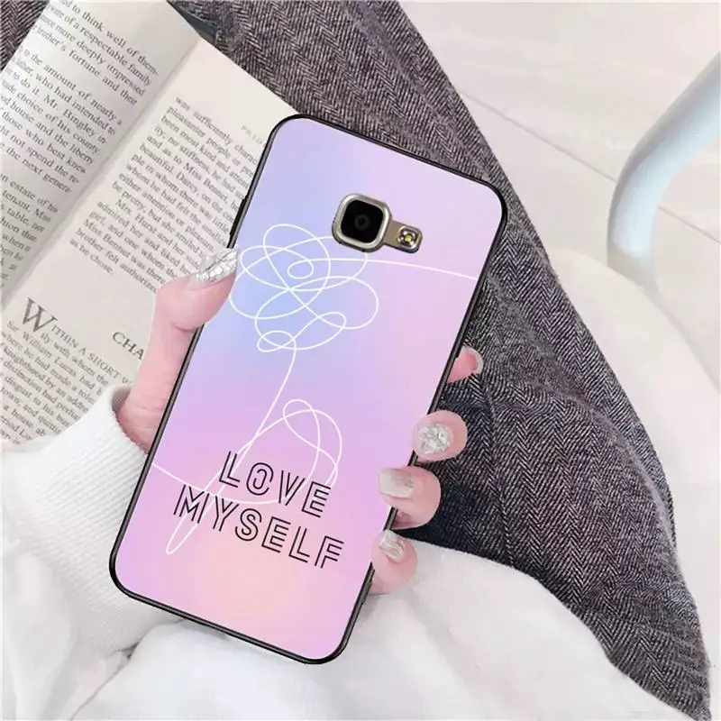 

Phone Case For Samsung Galaxy A30 A20 S20 A50S A30S A71 A10 A10S A7 A8 A6 plus Cases Love yourself Flower kpop