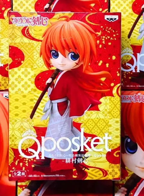Оригинальная игрушка BP Q posket Rurouni Kenshin HIMURA KENSHIN