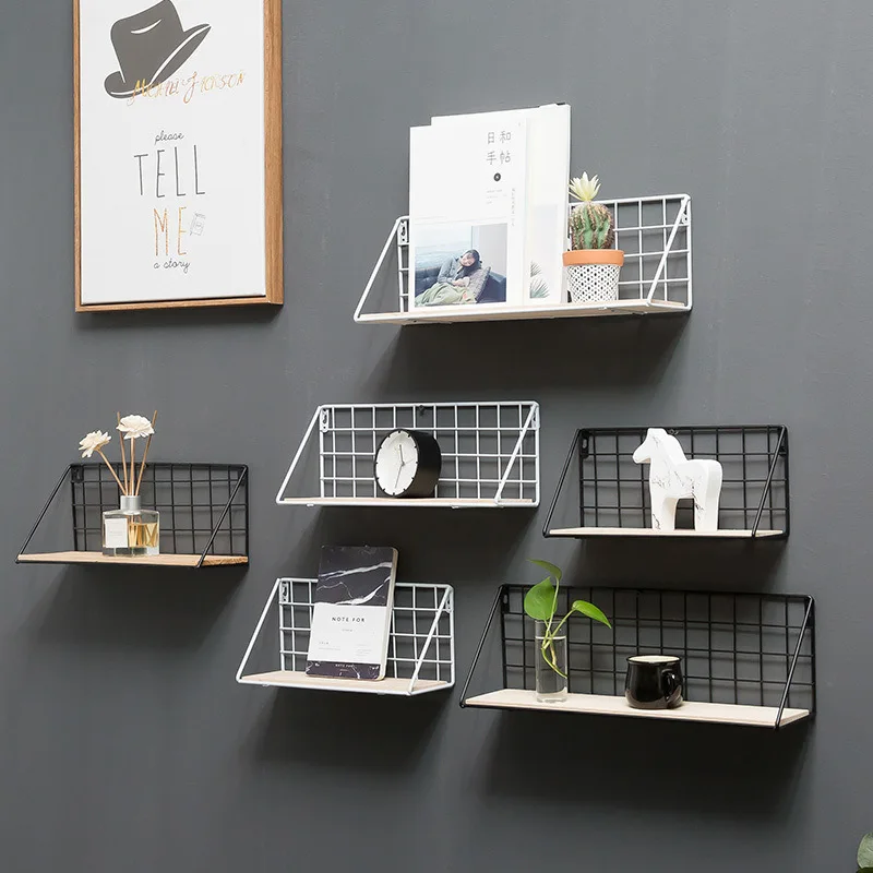 Нордическая Минималистичная креативная железная сетчатая разделительная