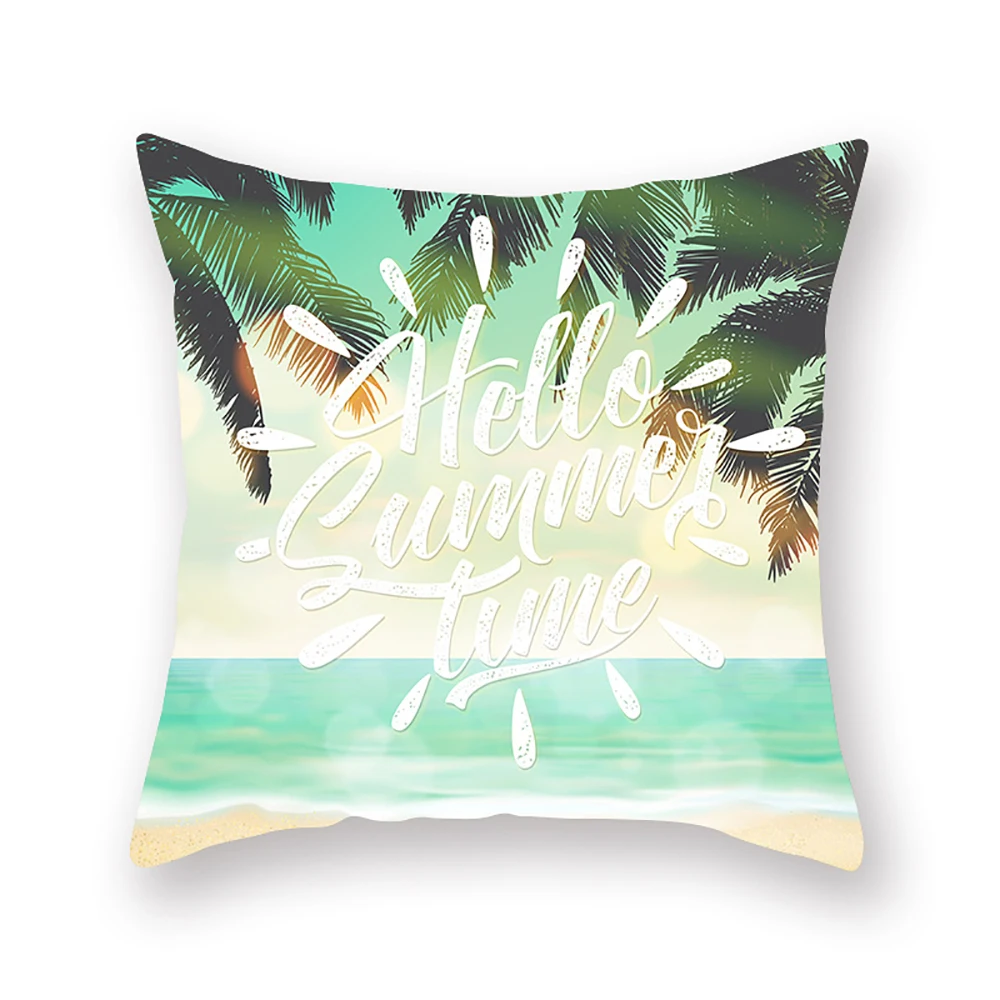 45x45 см Серия Остров чехол для подушки с принтом квадратная наволочка полиэстер