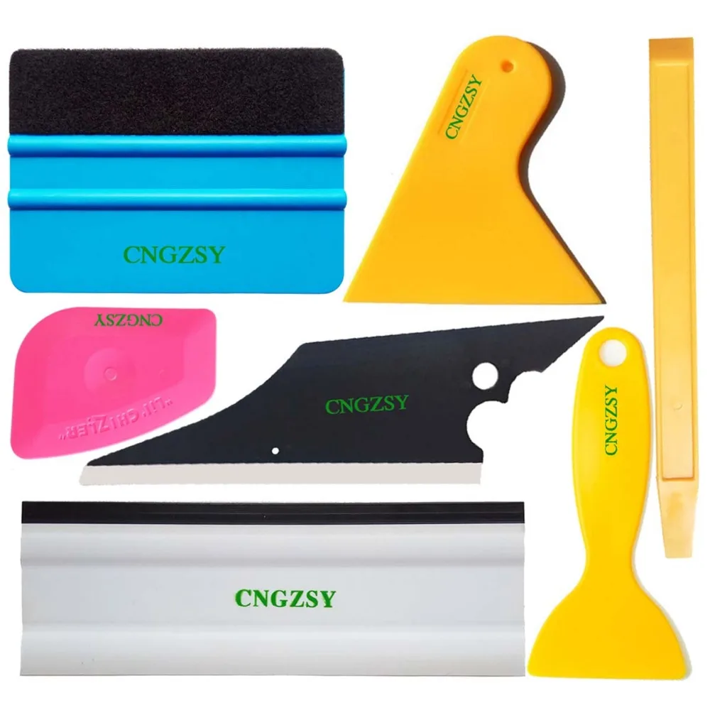 

Car Tools Rubber Squeegee Car Foil Wrapping Tools Foil Film Vinyl Wrap Scraper 3D Carbon Fiber Window Tint Glass Water Wiper K91