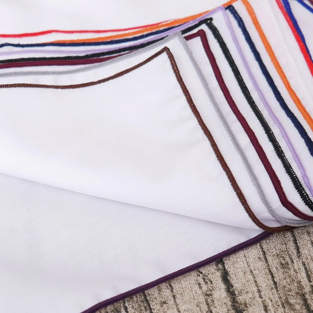 Распродажа Карманный платок хлопковый белый для свадьбы повседневный