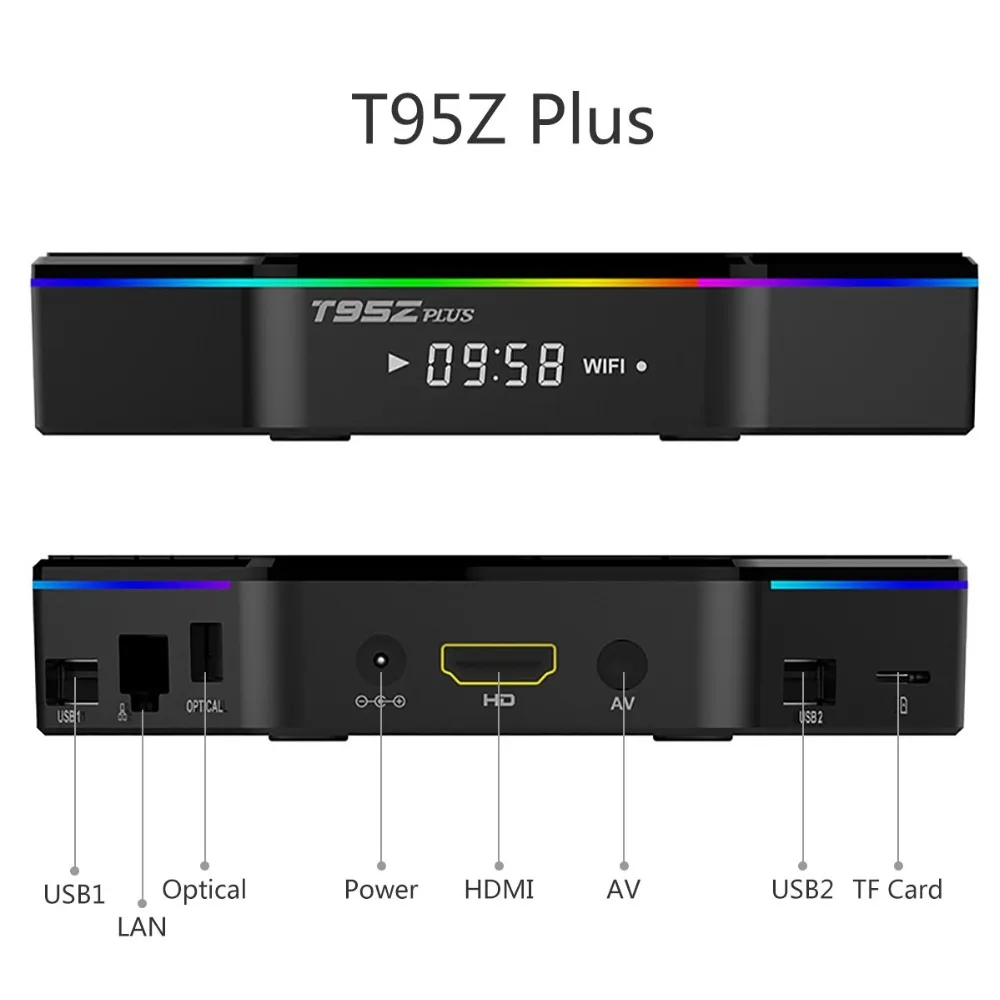 

Android Smart TV Box T95Z Plus amlogic S912 2G/16G Smart Set-Top Boxes Full HD 4K 3D Wifi 2.4G/5G Media Player Octa Core TV Box