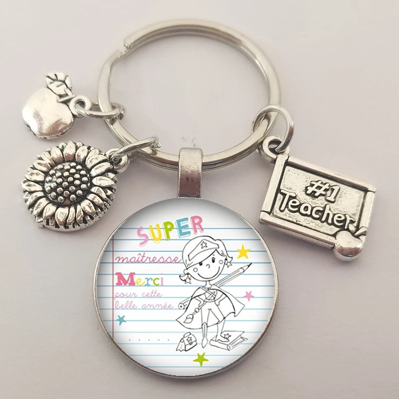 Новый подарок на День учителя брелок ювелирные изделия благодарность учителю