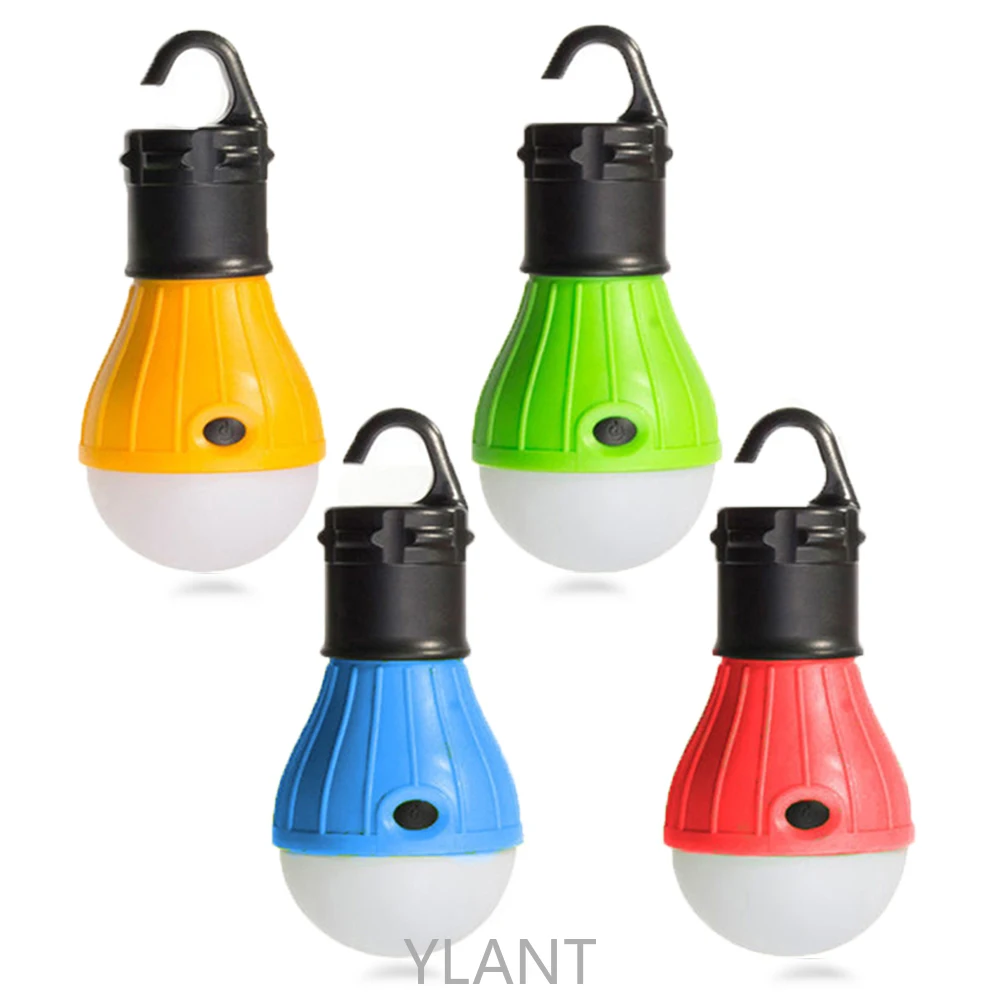 

YLANT LED Bulb Camping Lantern Portable Emergency Outdoor Tent Light Handy Hook Torch Waterproof Lamp For Hiking Fishing