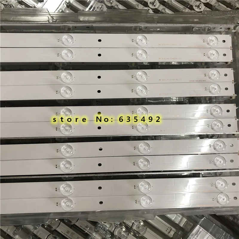 1 комплект = 10 шт. светодиодный ных лент для Светодиодный 55K320U LED 55K560U 55EC620UA strip svh550af2