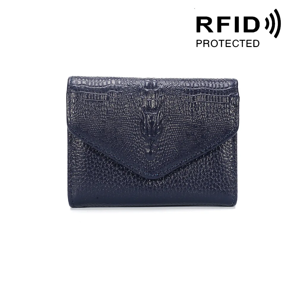 WESTCREEK брендовый мужской RFID-Блокировка крокодиловой головы узор визитница