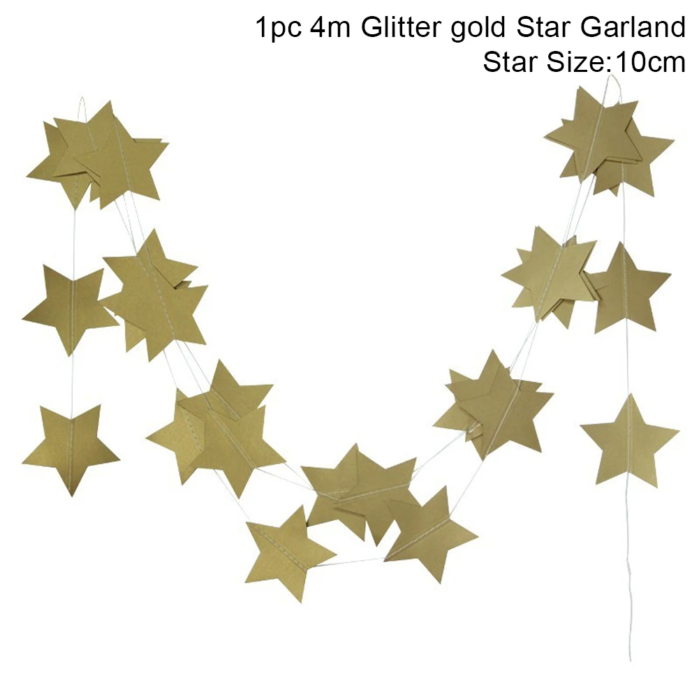 Glitter Gold 11 футов блестящая золотая белая розовая большая круглая гирлянда для свадебных мероприятий, вечеринок, дней рождения, украшения для детской комнаты - Цвет: Glitter Gold