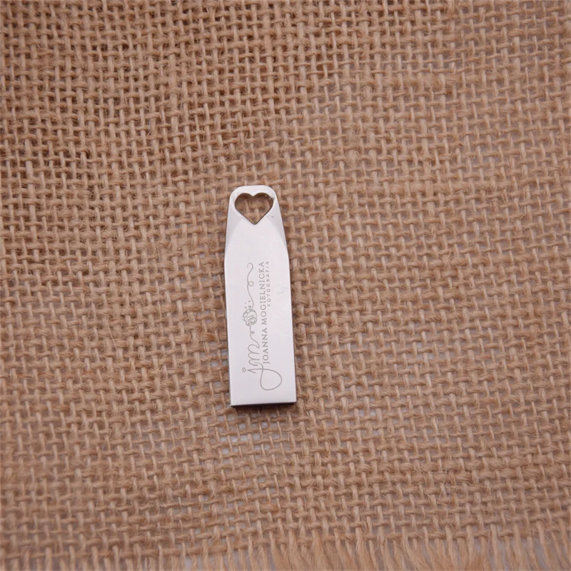 (Over 10pcs Free Logo)Rose Gold Love Heart Usb Flash Drive 2.0 4gb 8gb Pen 16gb 32gb 64gb Wedding Gift Pendrive Disk | Компьютеры и