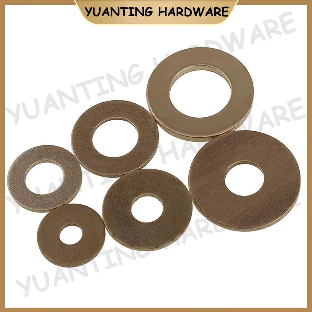 10 шт.-50 шт. H59 латунная простая шайба M2 M2.5 M3 M4 M5 медные шайбы GB97 DIN125 прокладка |
