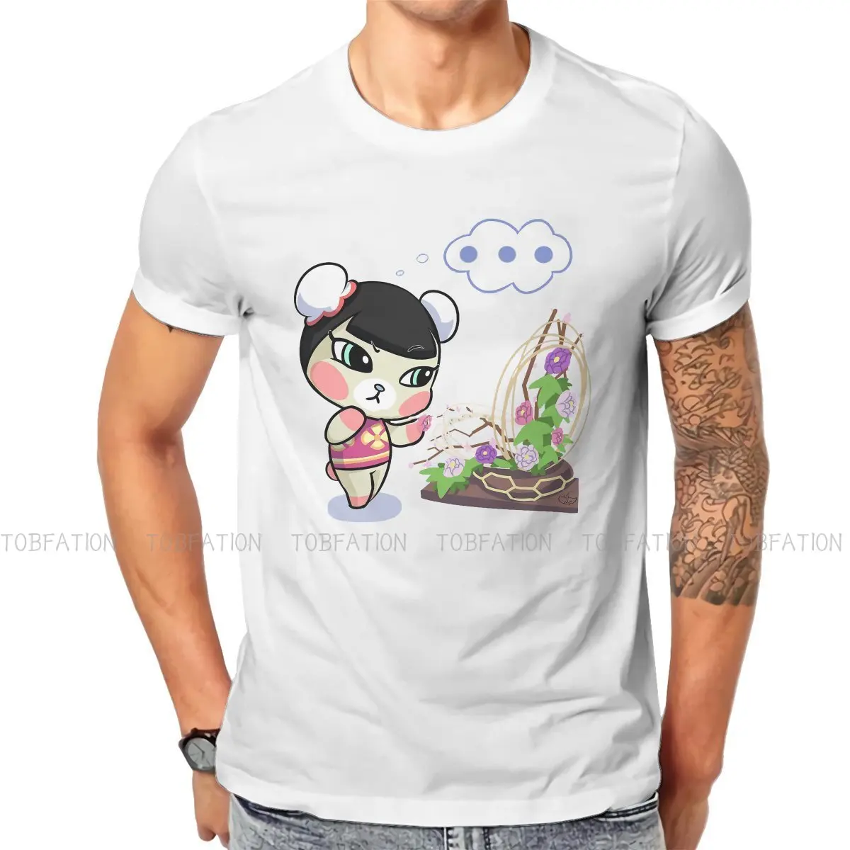 

Animal Crossing New Horizons Pekoe Tshirt Classic Gothic Men's Tees Tops Plus Size Cotton Crewneck T Shirt