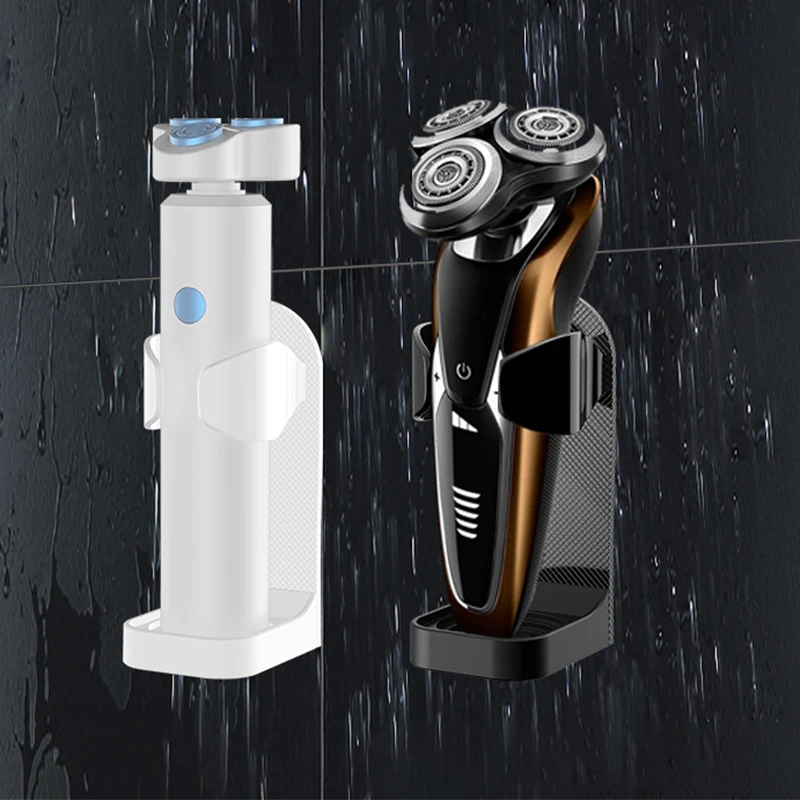 

Electric Shaver Razor Wall-Mounted Holder Traceless Toothbrush Stand Rack Space Saving Storage Holder Base Bathroom Accessories