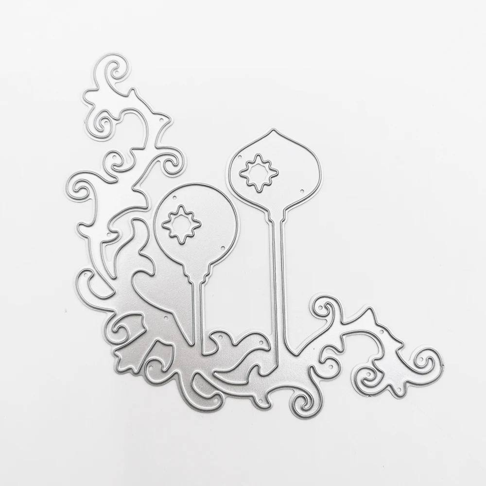 Маленькие рождественские огни крафт металлическая рамка шаблоны Скрапбукинг