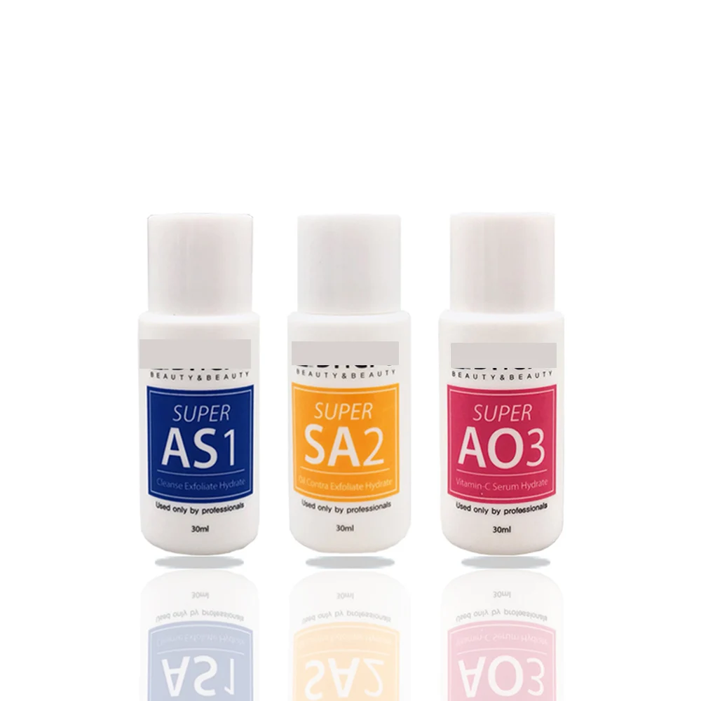 Раствор для Аква-пилинга AS1 SA2 AO3 400 мл жидкость очищения лица от черных точек