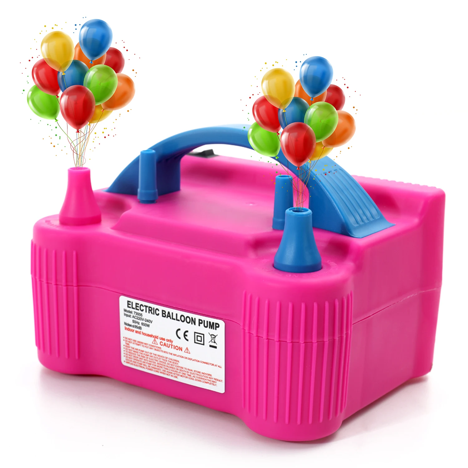 

Electric Balloons Air Pump Inflator Two Nozzle Machine Air Inflatable Pumps Balloon for Party Birthday Wedding Chrismas Decor