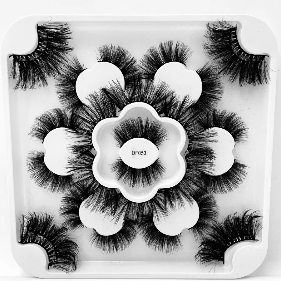 Рисунок 3 - Ручной работы толстый ресницы серо-коричневого