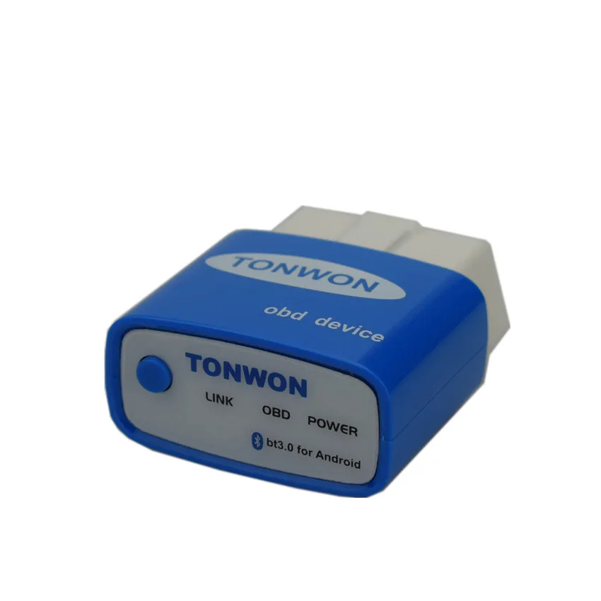 Фото Автомобильный диагностический сканер TONWON TW1 OBD2, прибор для диагностики автомобиля, BT3.0/BT4.0/светильник iOS /Android, аналог Vgate icar1 OBDII, 10 шт. №2