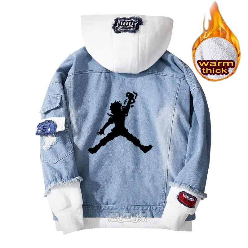 022 Boku No My Hero Academy hoodie Midoriya izku, пальто для косплея, джинсовая куртка для мужчин, зимняя женская джинсовая верхняя одежда, теплая толстовка - Цвет: 022