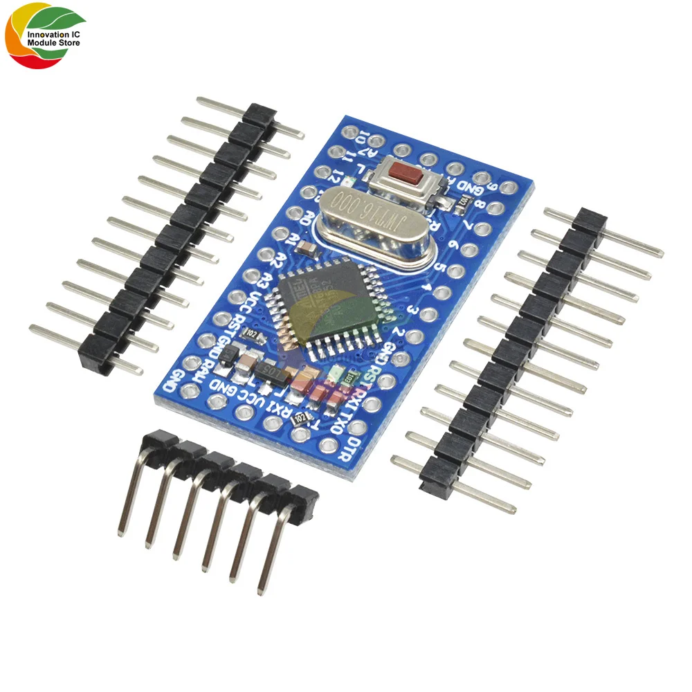 

5V Pro Mini Atmega168 Atmega168P Crystal Oscillator 16MHz For Arduino Nano Microcontroller Control Board Replace Atmega328