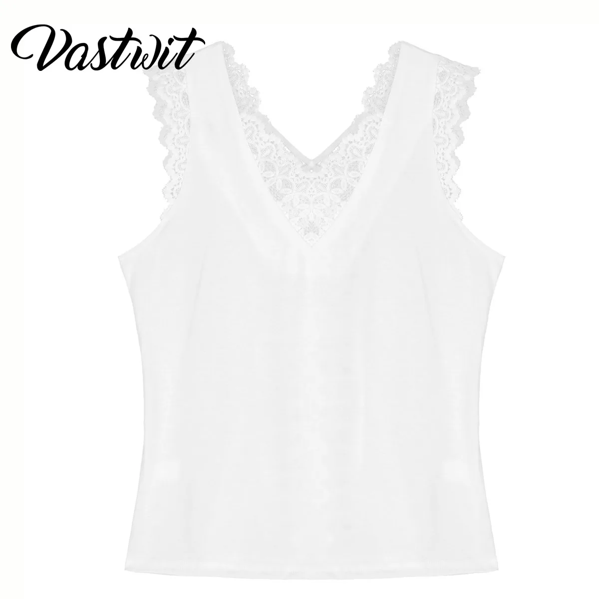 

Women Ladies Summer Lace Vest Top Sleeveless Casual T-Shirt