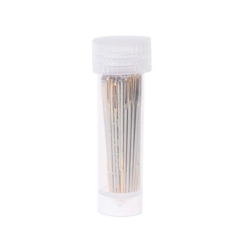 

53CA 100pcs Large Eye Embroidery Fabric Cross Stitch Needles Sewing Craft 24# For 9CT