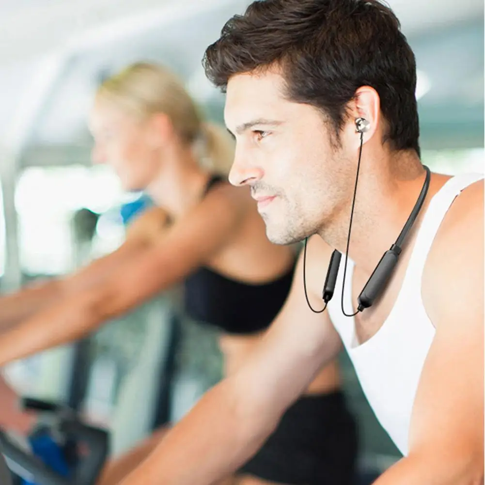 Универсальная беспроводная Магнитная Спортивная Bluetooth-гарнитура B12 для Samsung Huawei