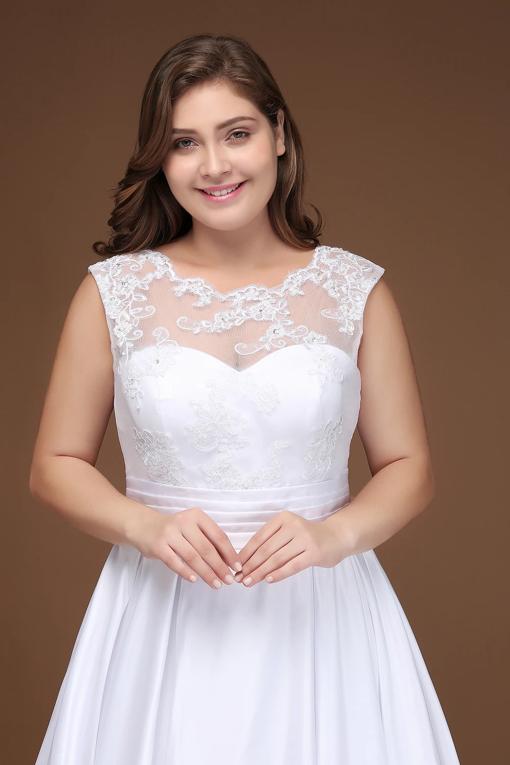 высокое качество Бальное платье Реальное фото без рукавов длинное свадебное