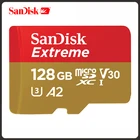 Карта памяти MicroSD SanDisk, класс 10, U3, 256 ГБ, 128 ГБ, 64 ГБ, 32 ГБ