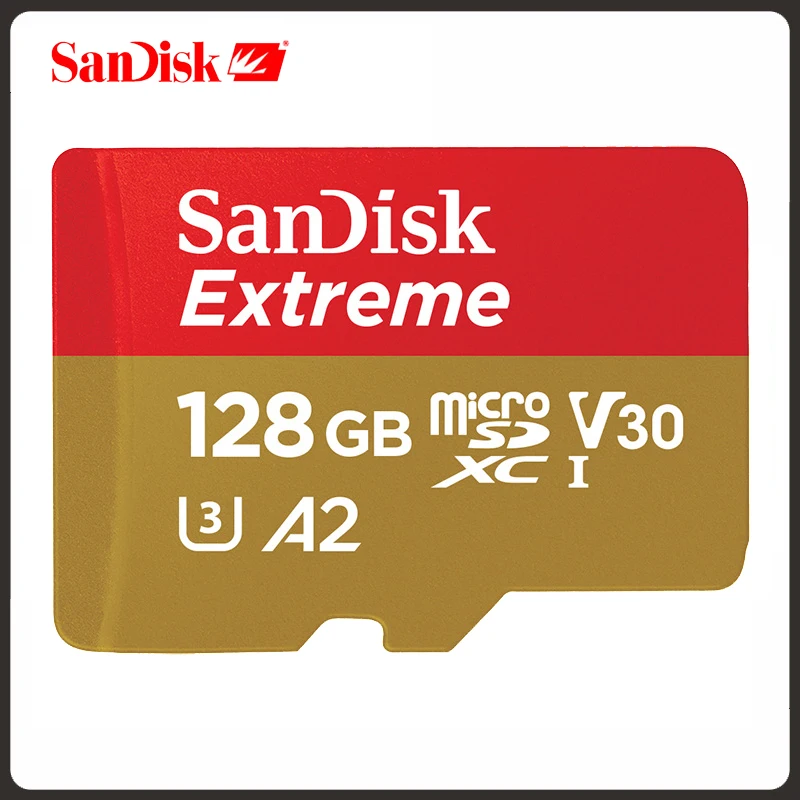 Карта памяти SanDisk Extreme 256 ГБ 128 64 32 micro SD класс 10 U3 tf карта|Карты памяти| |