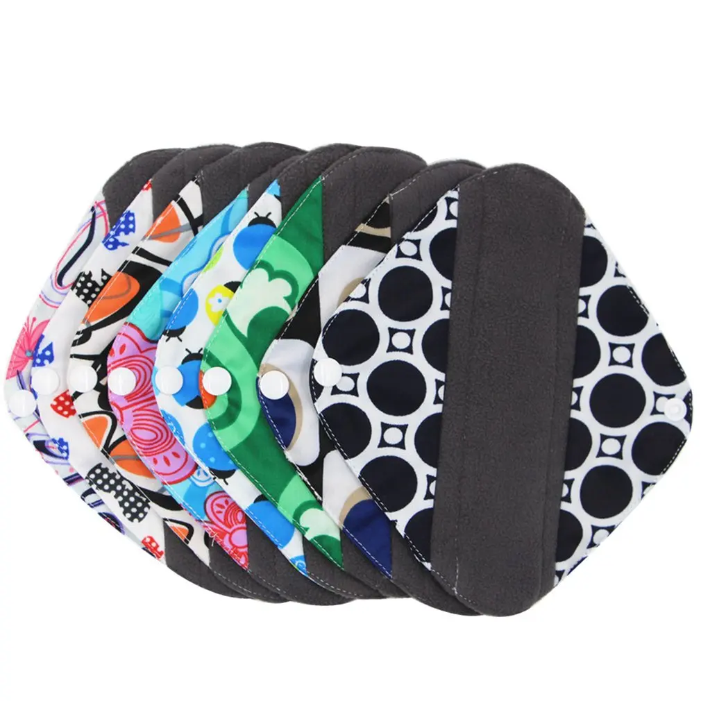 

1Pc Washable Organic Reusable Bamboo Cloth Menstrual Pads Lady Cloth Pad Feminine Hygiene Pad Sanitary Pads Adult diaper