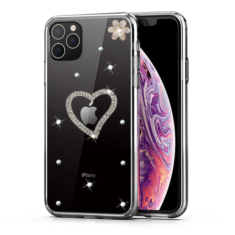 

Fashion Clear rhinestone case Phone Coque Cover For HTC U11 Life U12 U Play One M7 M8 M9 E8 E9 Plus Desire 12 s 820 626 616 Case