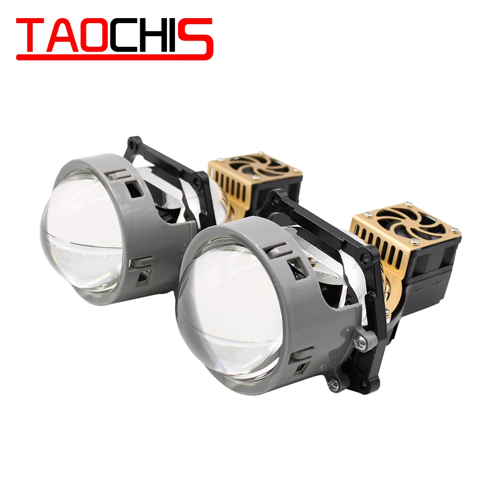 TAOCHIS Авто Стайлинг 3,0 дюймов Би-светодиодный объектив проектора светодиодный светильник на голову обновленный Универсальный Быстрый Яркий