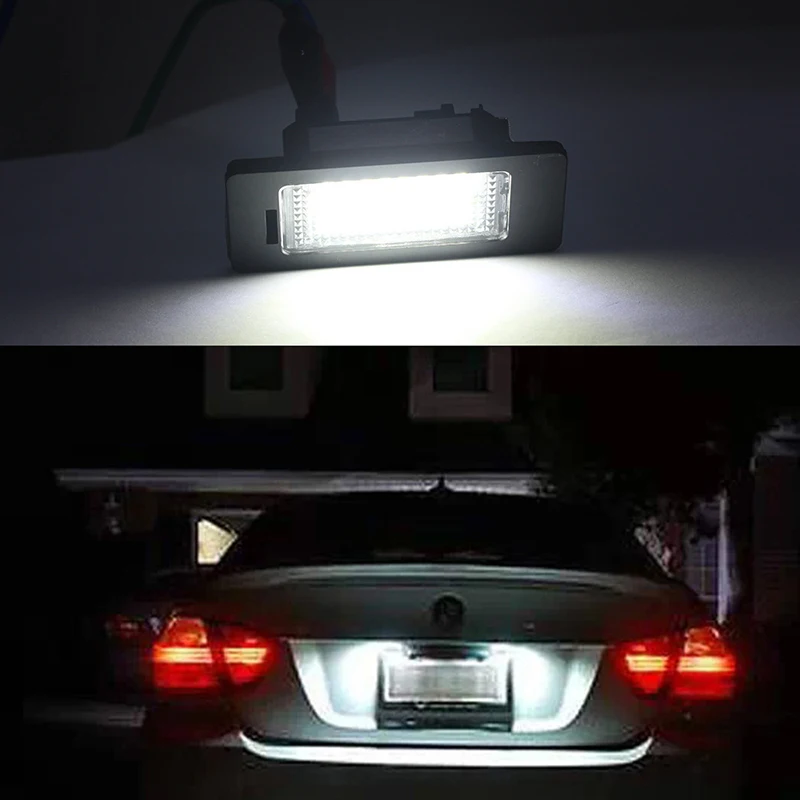 2 шт. без ошибок светодиодный автомобильный номерной знак автомобильные