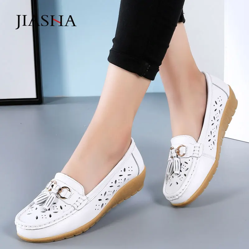 Балетки женские из натуральной кожи без застежки балетки повседневная обувь