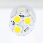 Белые светодиодные лампы G4 12 В 18LED 5050SMD 300LM Тип башни под шкафом светодиодное освещение для хрустальных люстр 1 шт.лот