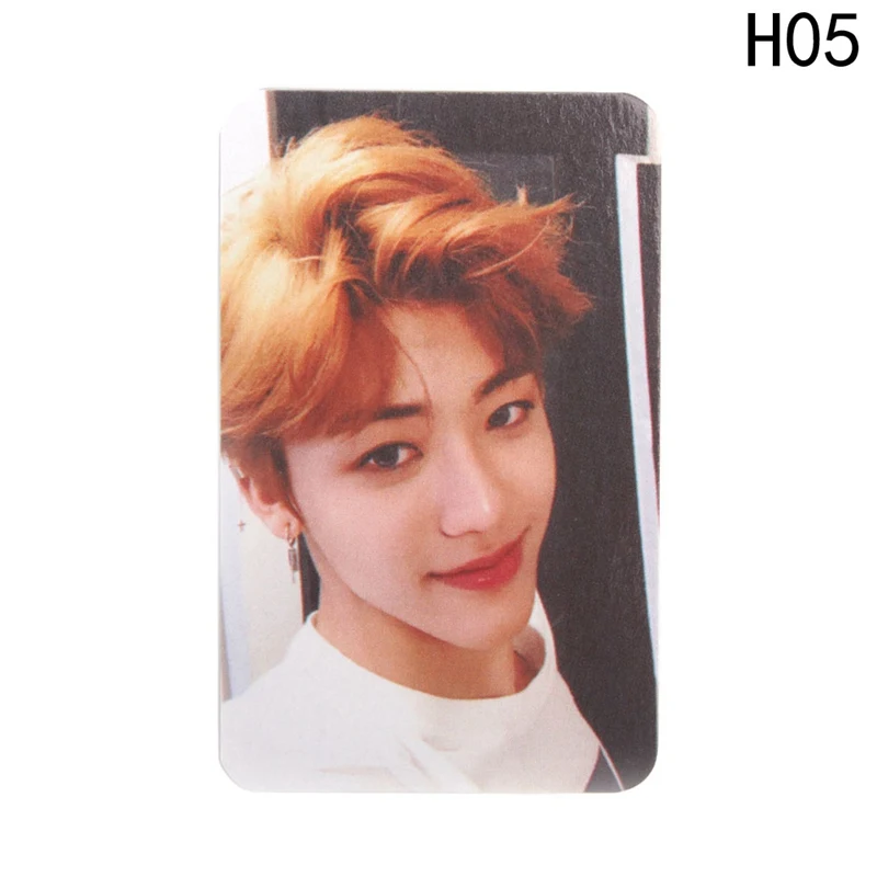 H05 И белая версия Taeyong Mark KPOP NCT 127 самодельный эмпатия открытки в Альбом Плакат черный автограф фотобумага - Цвет: H05