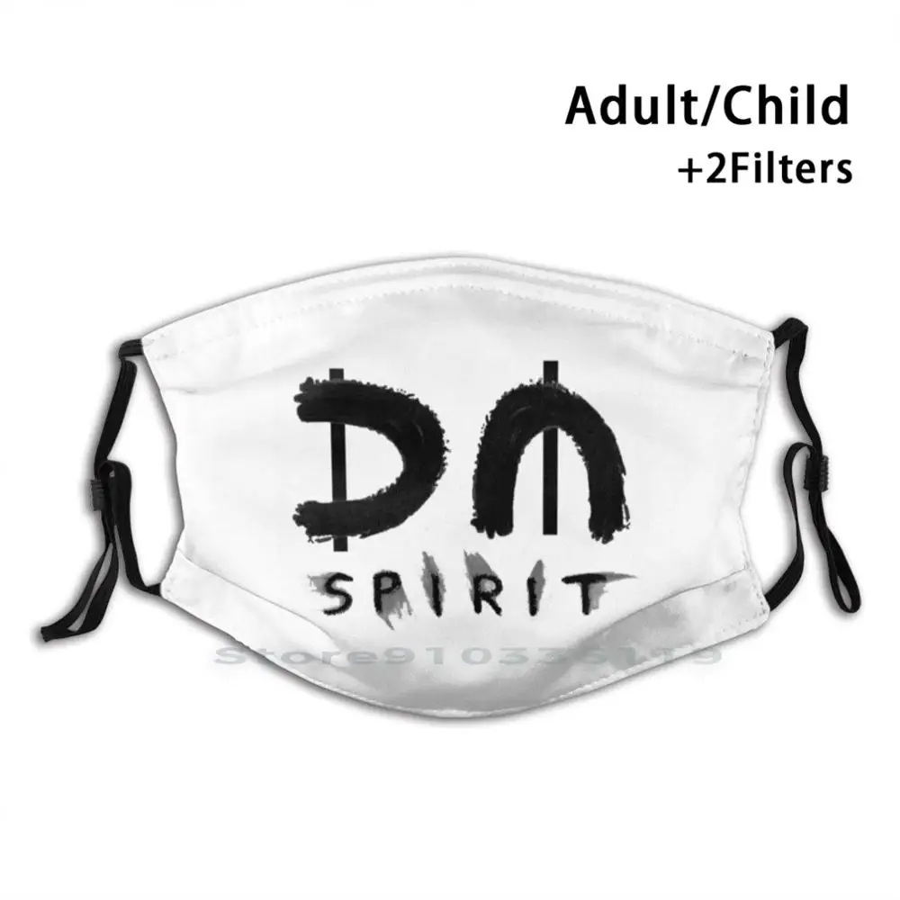 

Mode Logo Trending Print Reusable Pm2.5 Filter DIY Mouth Mask Kids Hard Hotter Tha Hell 70S 80S Hair Metal Glam Metal Heavy