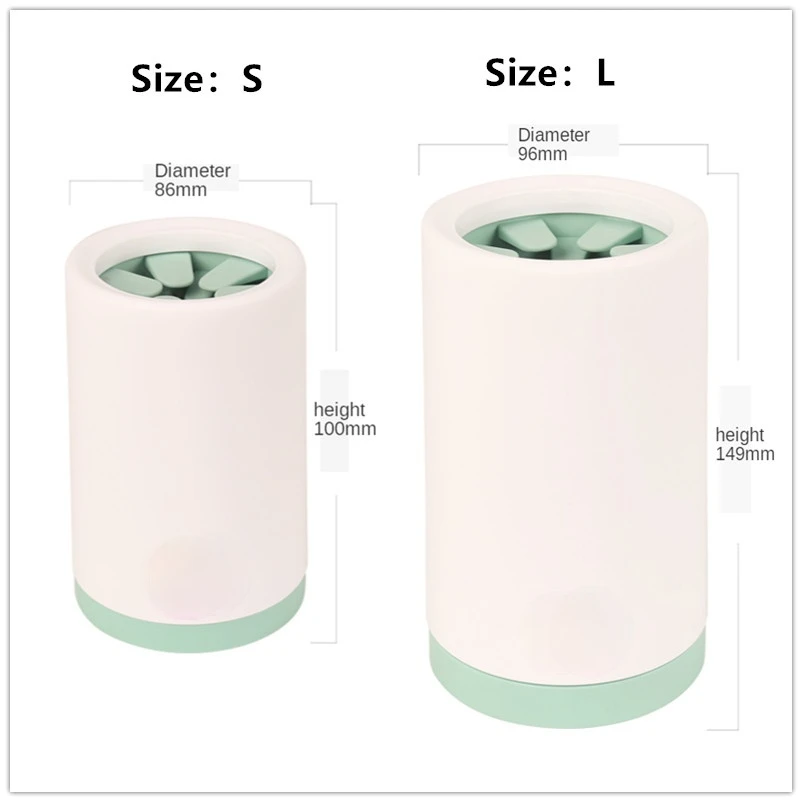 

Portable Pet Foot Washer Cup Dog Paw Cleaner Cup Soft Silicone Combs Clean Brush Cat Feet Cleaning Bucket Dog Cleaning Supplies
