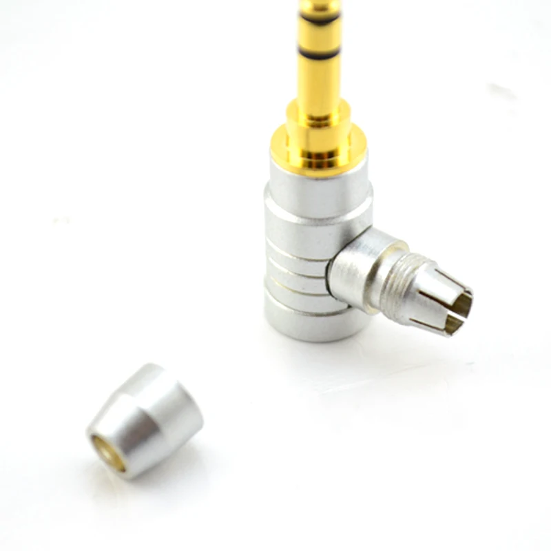 5pcs/lot 24K gold plated 3.5mm plug RCA Audio Connector Stereo Jack Plug soldering cable connector | Электроника
