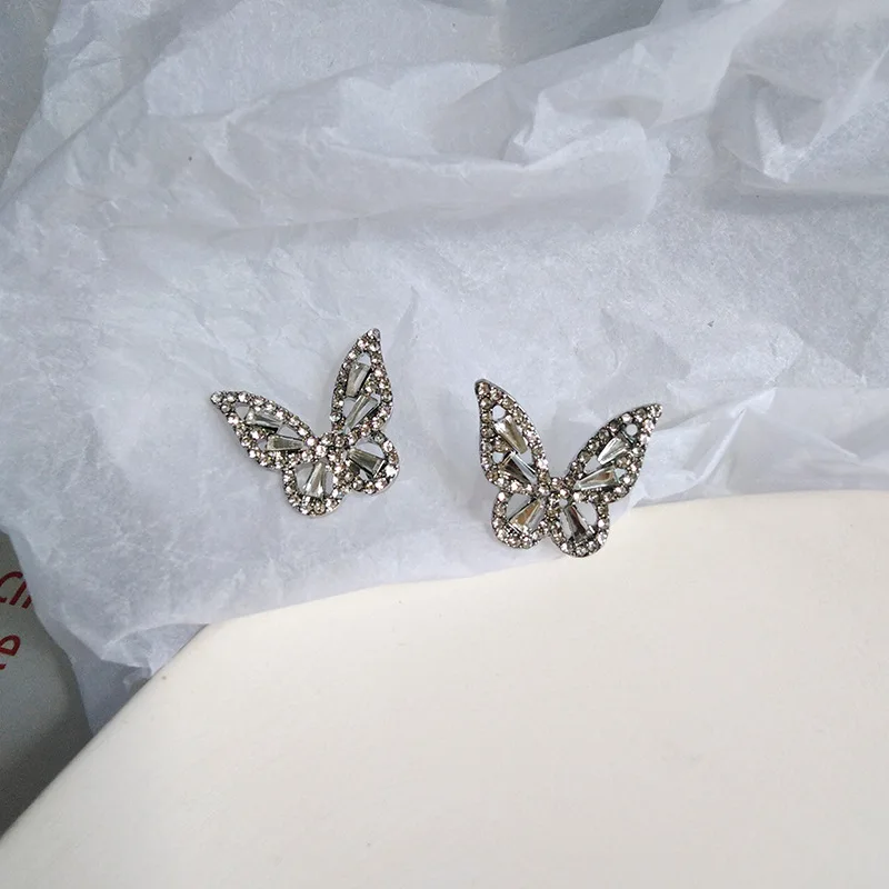 Блестящие стразы в виде бабочки без отверстий женская красивая темпераментная