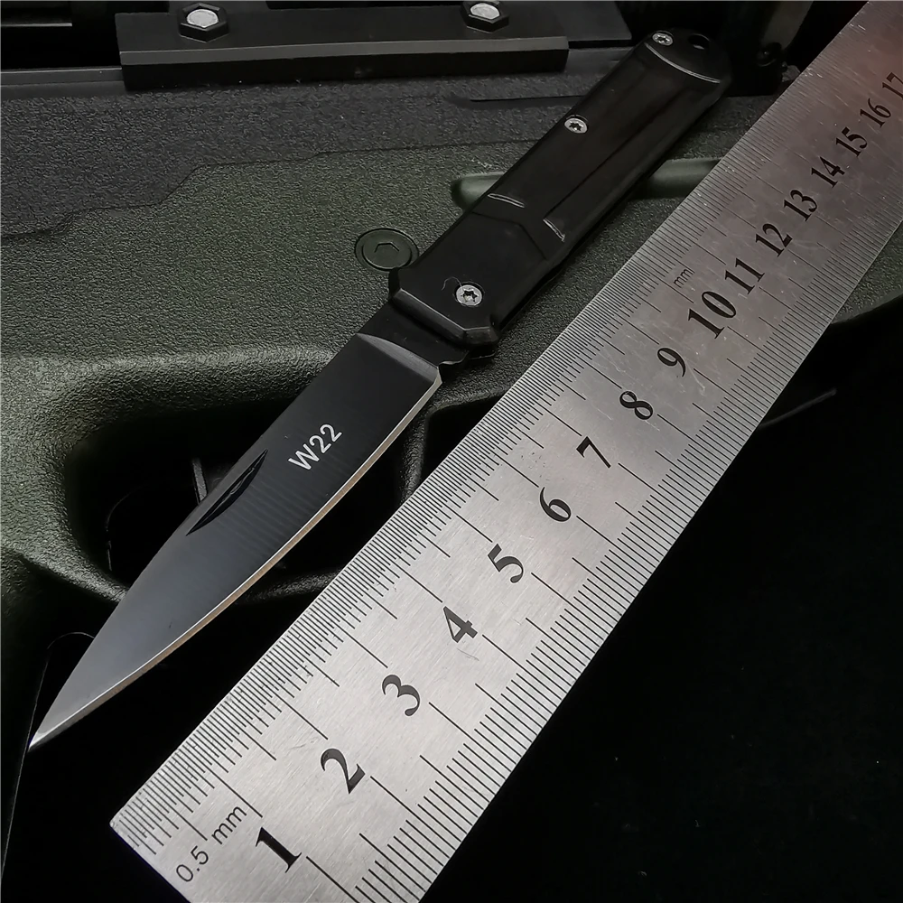 Складной нож карманный Клинок с карабином 15 см (6 дюймов) 58HRC для отдыха на