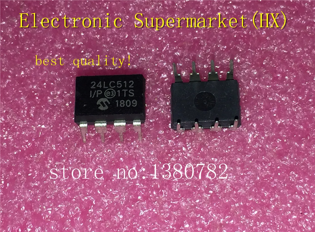 

Free Shipping (10pcs-50pcs) 24LC512-I/P 24LC512 DIP-8 new IC In stock!