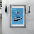 Постер Каррера RS Coupe, Винтажный Классический гоночный автомобиль, Картина на холсте, домашний декор, Настенная картина для гостиной 964