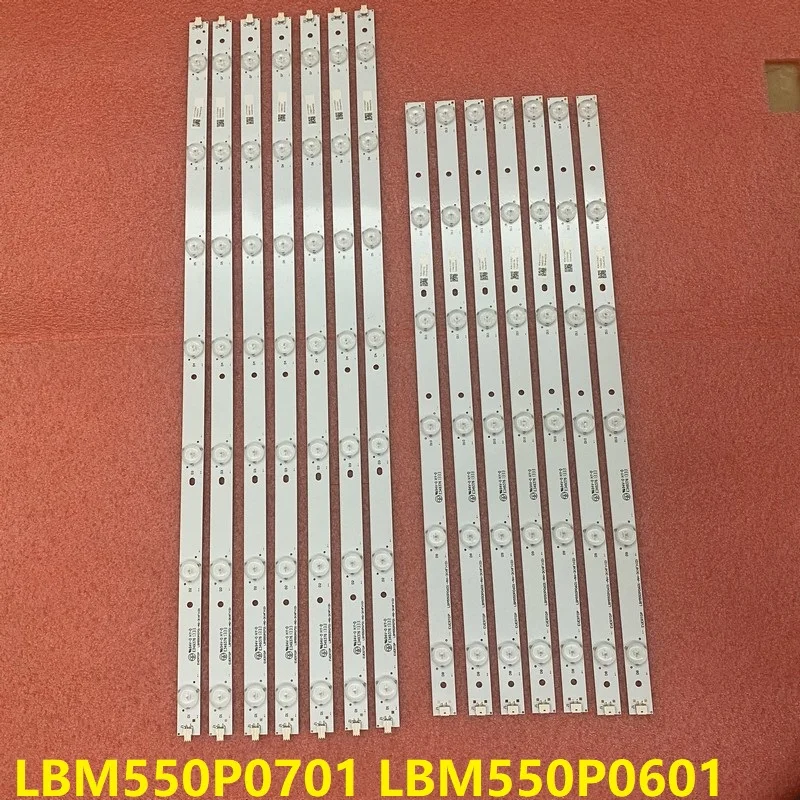 Светодиодная подсветка для 55PFT6109 55PFK5109 LD55U3100 55PFS5709 LBM550P0701-AG-3 LBM550P0601-AH-3 AQ-4 TPT550J1-DUJSGE, 14 шт.