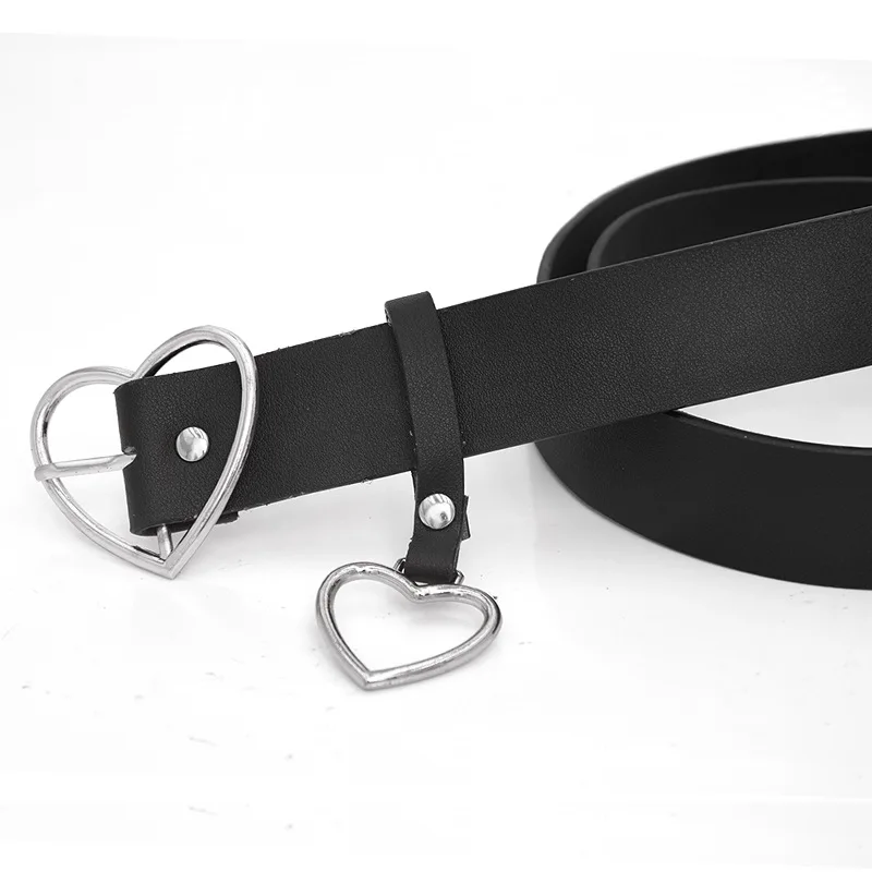 Для женщин Пояс Мода из искусственной кожи металлический булавка &quotСердце&quot