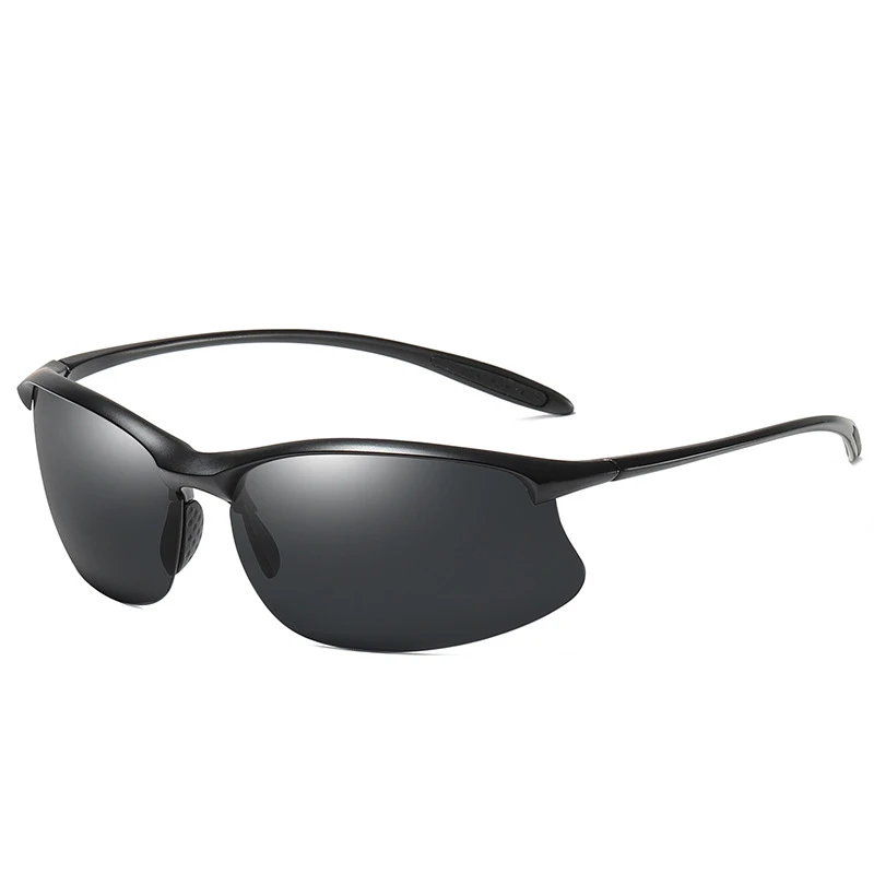 C2 san black black HBK TR90, спортивные солнцезащитные очки, поляризационные, мужские,, трендовые, прямоугольное покрытие, мужские солнцезащитные очки, светильник для вождения, защита от уф400 лучей - Цвет линз: C2 san black black