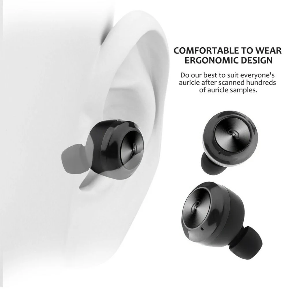 Mini In-Ear Waterproof Wireless Stereo With Mic Automatic Pairing Handsfree Sports Tablet Bluetooth Earphone Smart Phone V5.0 |