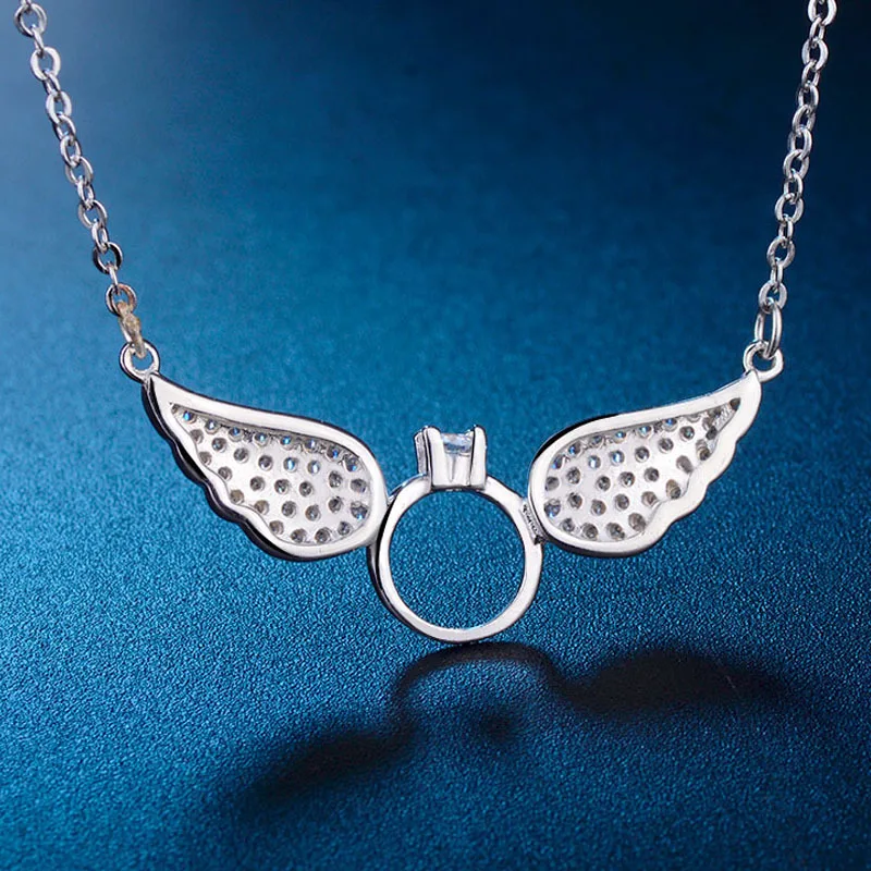 Angel Bola Винтаж Циркон класса люкс дизайн с украшением в виде кристаллов капюшоном